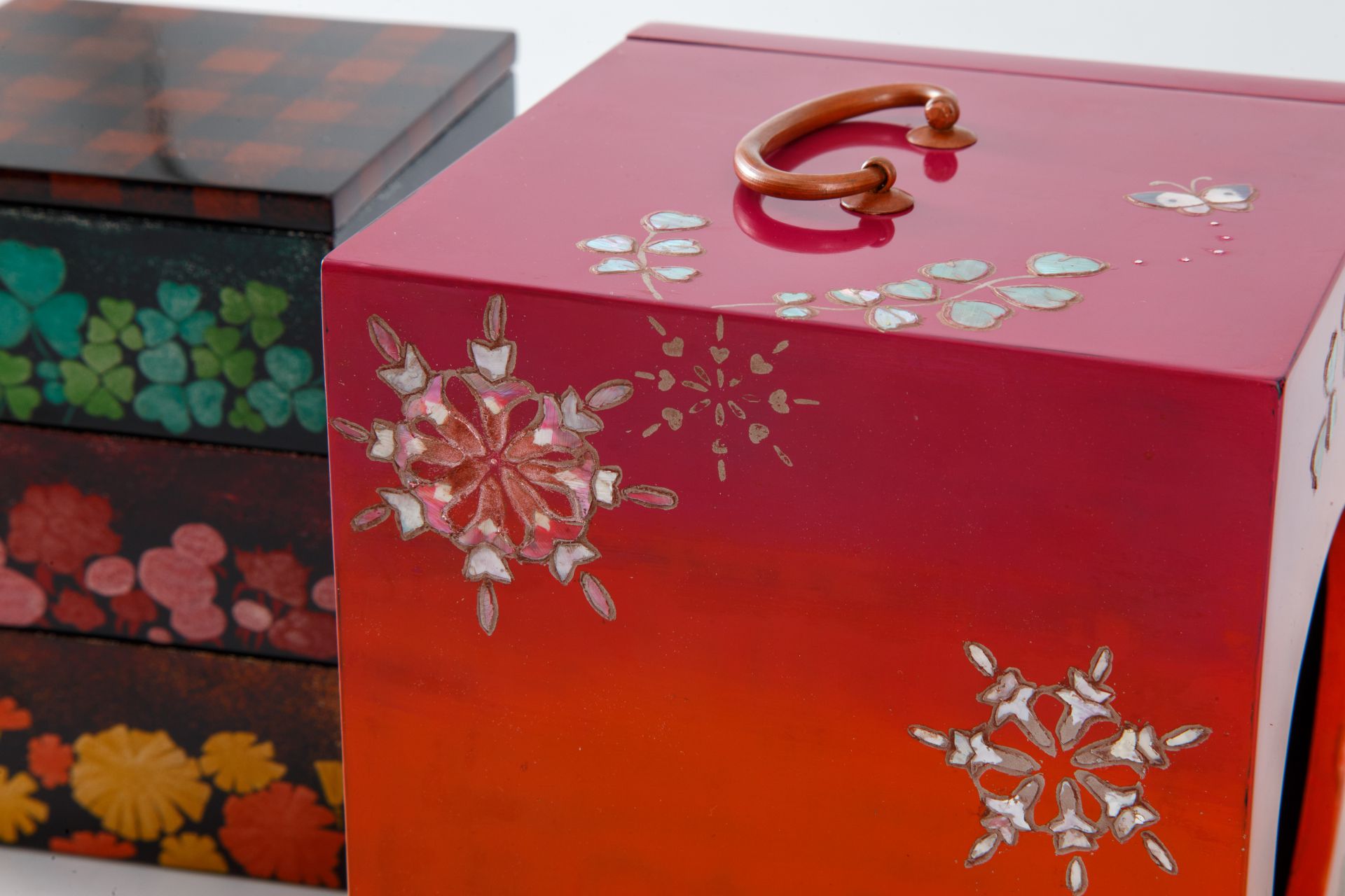 親子遊山箱　「潮騒」「野遊び」