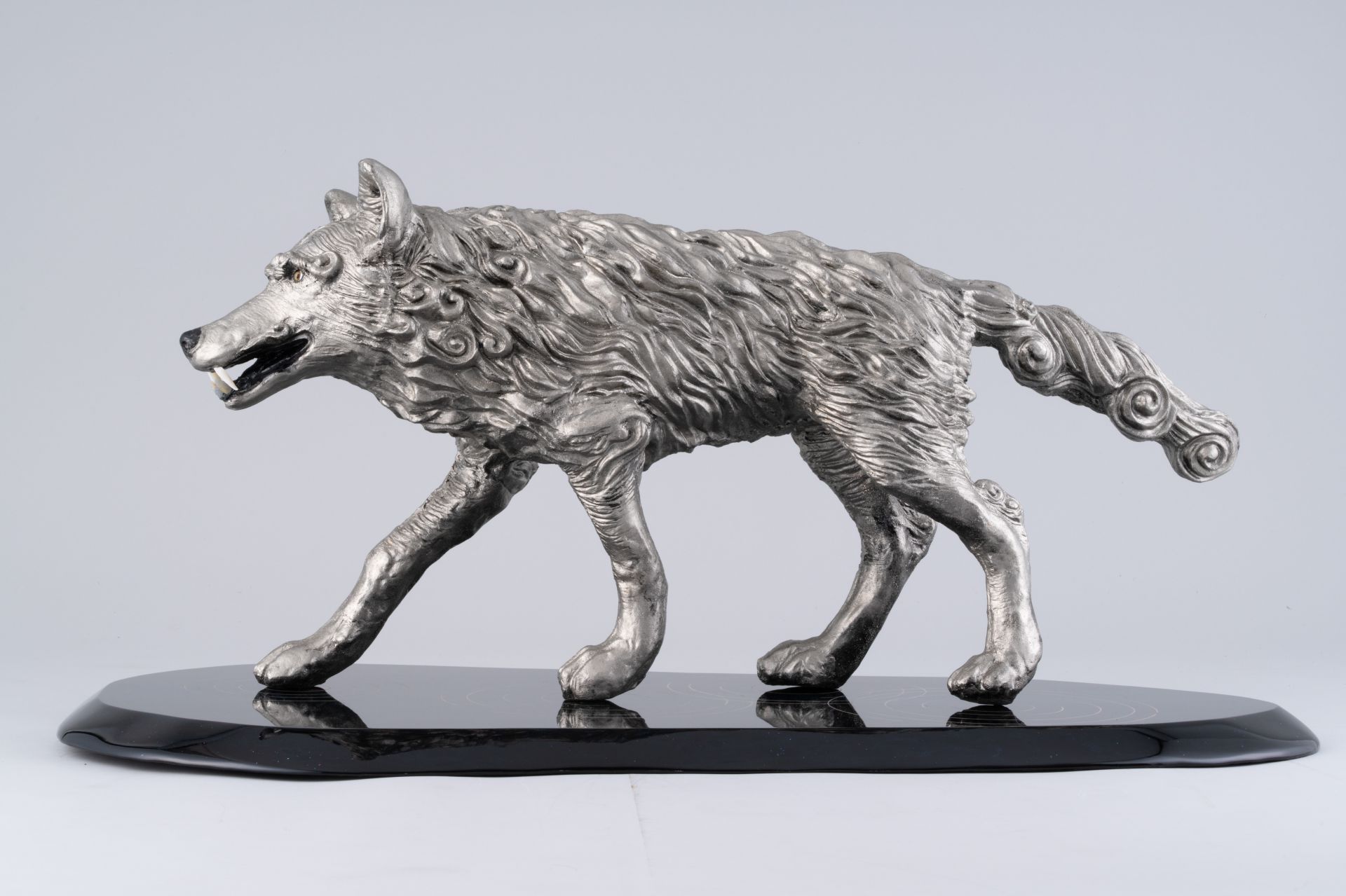 大口真神乾漆像