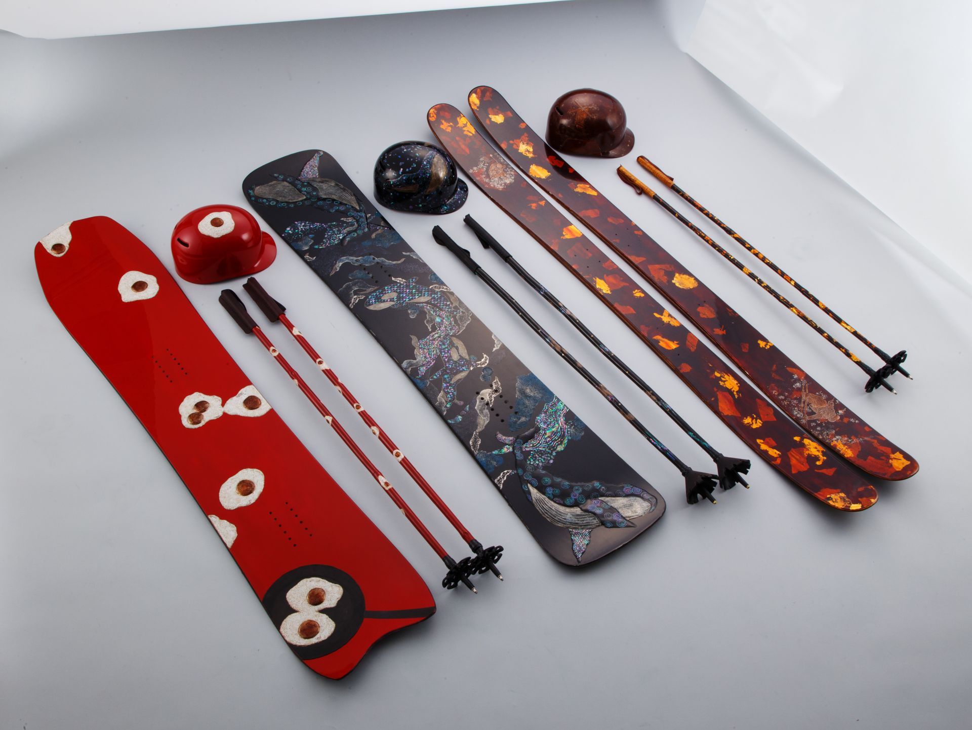 雪中用漆具三式